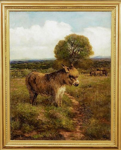 PORTRAIT OF A DONKEY OIL PAINTING