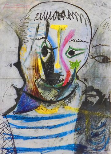 Pablo Picasso, Attributed/Style of : Visage
