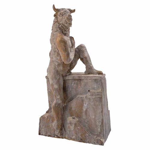 FLOR MINOR, Minotauro 6, Firmada y fechada 2022, Escultura en bronce 6 / 10, 40 x 22 x 16 cm