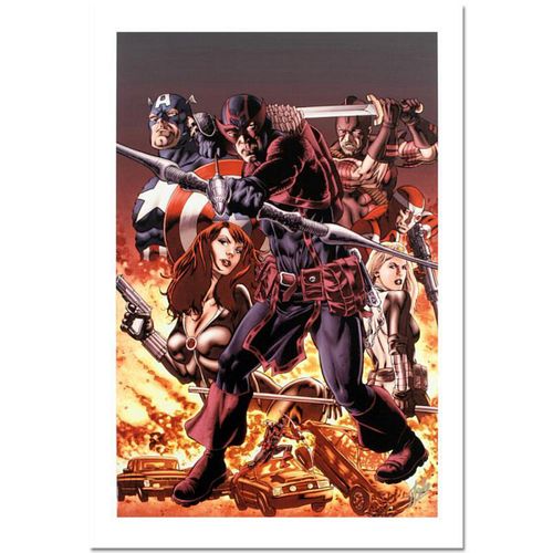Stan Lee Signed, Marvel Comics "Hawkeye: Blind Spot #1" Limited Edition Canvas 2/10 with Certificate of Authenticity.