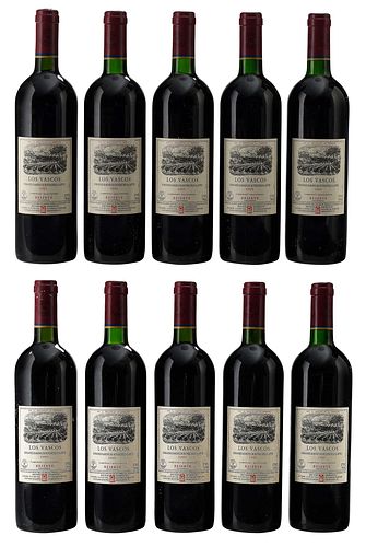 Ten Bottles 1995 Barons de Rothschild (Lafite) Los Vascos Reserve