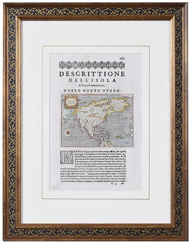 Tommaso Porcacchi - Map of North America