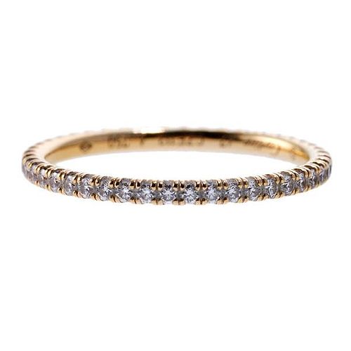 Cartier Etincelle 18k Gold Diamond Eternity Wedding Band Ring