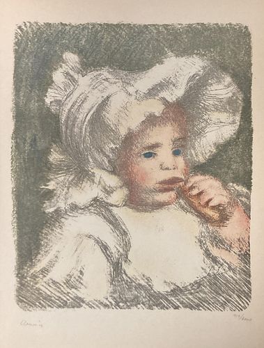 Pierre-Auguste Renoir (After) - L'Enfant Au Biscuit