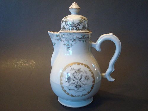 ANTIQUE Chinese Griselle Teapot,  mid 18th C