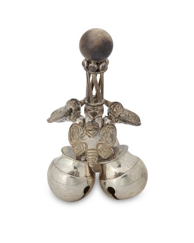 A William Spratling sterling silver dinner bell