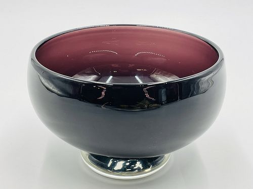 Stunning Art Glass Bowl by Correia Glass, Signed & Dated 2000