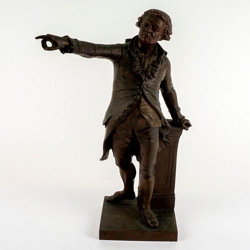Andre Trupheme (French, 1820-1888) Signed Bronze Sculpture
