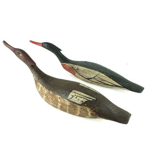Large Early 20th C. Duck Decoys