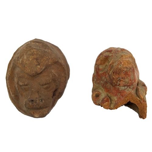 Two Pre Columbian or Later Terracotta Effigys