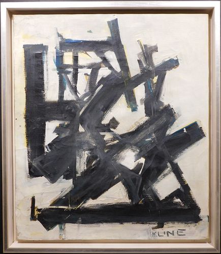 Franz Kline, Manner of: Abstract Composition 