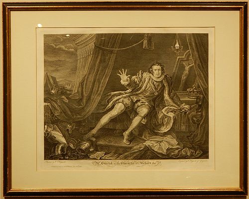 William Hogarth: Mr. Garrick in the Character of Richard the 3rd
