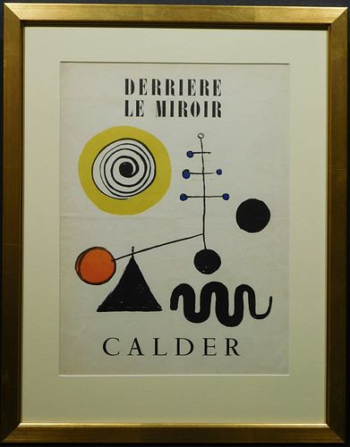 Alexander Calder: Cover for Derriere le Miroir