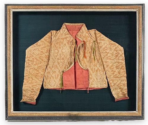 Vintage Nepalese Silk Brocade Jacket