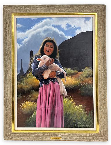 George Molnar "Newborn" Oil on Canvas