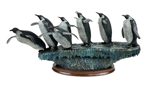 Andre Harvey "A Gathering Of Emperors" Bronze