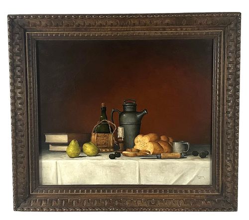 G Linister Smith 'Still Life' Oil on Canvas