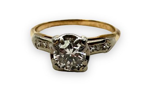 14K Gold & .6 Carat Diamond Ring