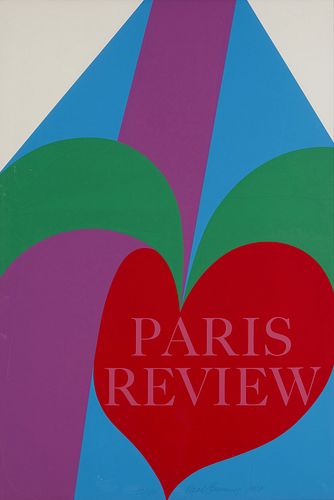 Carol Summers (1925-2016), Untitled, for "The Paris Review," , Screenprint in colors on paper, Sight: 38" H x 25" W