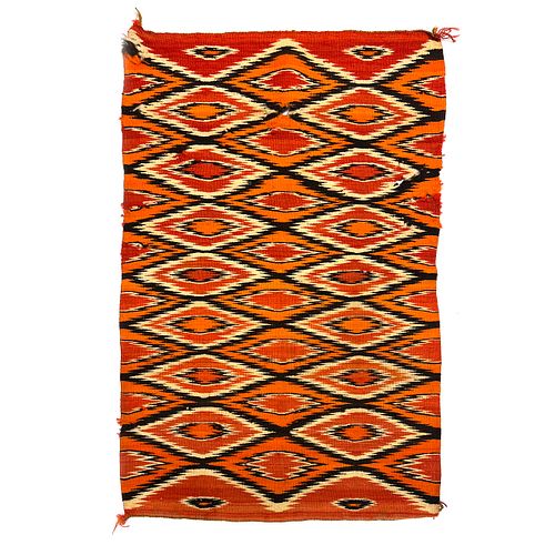 Navajo Child's Blanket c. 1890s, 50.75 x 33.5 (T6352)