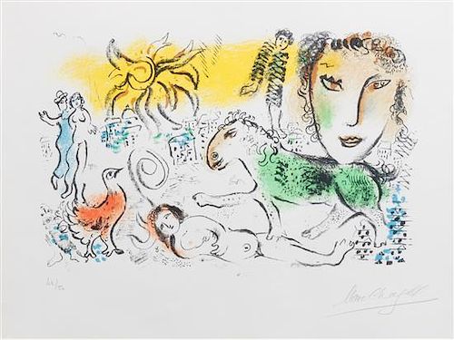 Marc Chagall, (French/Russian, 1887-1985), XXe Siècle (Monumental), 1973