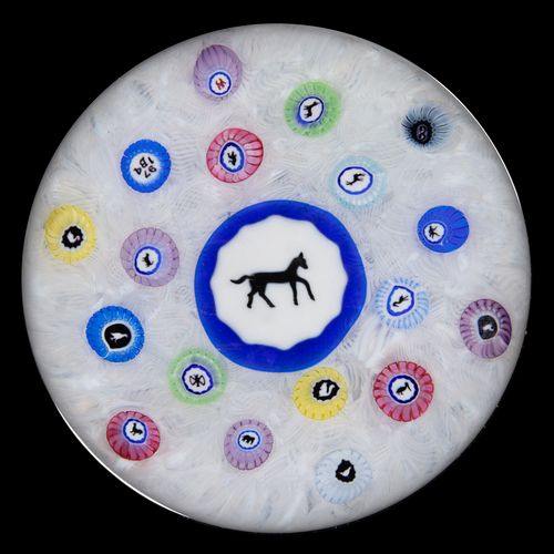 CONTEMPORARY BACCARAT HORSE GRIDEL PAPERWEIGHT