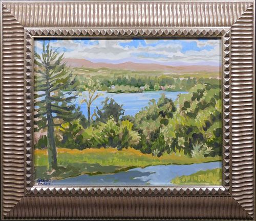 Howard Besnia: Lake and Forest Landscape
