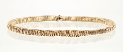 14K Braided Mesh Necklace