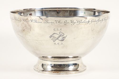Tiffany and Co. Sterling Silver Bowl Engraved 