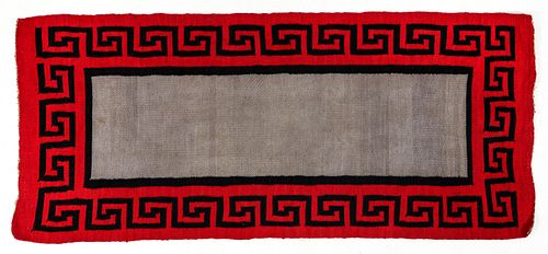 Early 20th century Navajo Double Saddle Blanket
