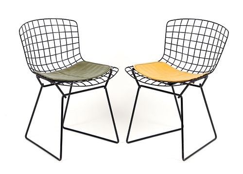 Pair of Harry Bertoia for Knoll Childrens Chairs 