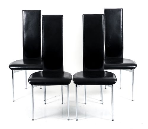 Set of 4 Vegni and Gualtierotti for Fasem S44 Dining Chairs 