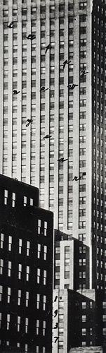 Andre Kertesz New Year Skyscraper Vintage Photograph