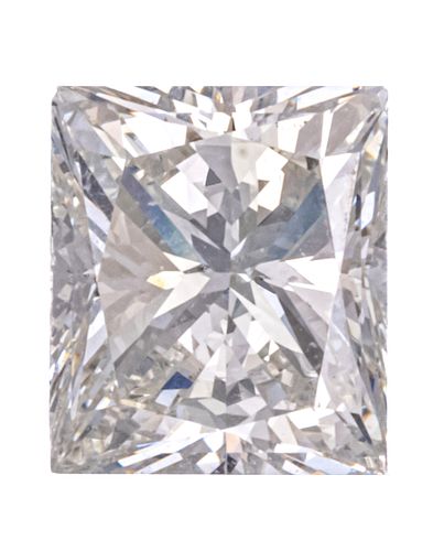 3.49ct. Rectangular Brilliant Cut Diamond (J Color, VS2 Clarity) With G.I.A. Report