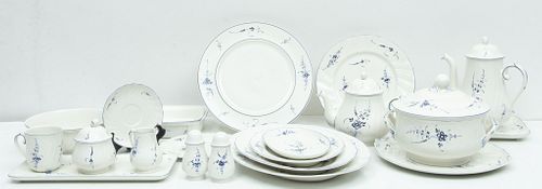 Villeroy & Boch (German) Vieux Luxembourg Porcelain Dinner Service For Six, 64 pcs