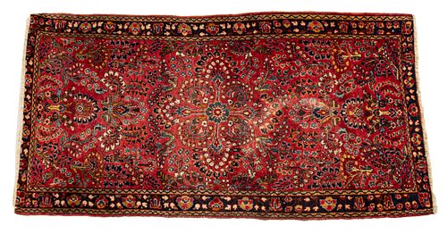 Persian Sarouk Handwoven Wool Rug, W 2' 6'' L 4' 10''