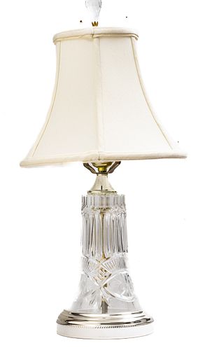 Crystal Boudoir Lamp H 21''