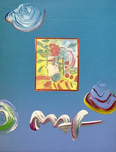 Peter Max Mixed Media on paper