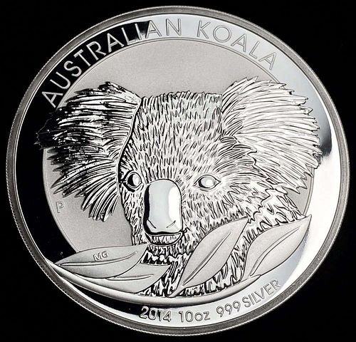 2014-P Australian Koala 10 ozt .999 Silver $10