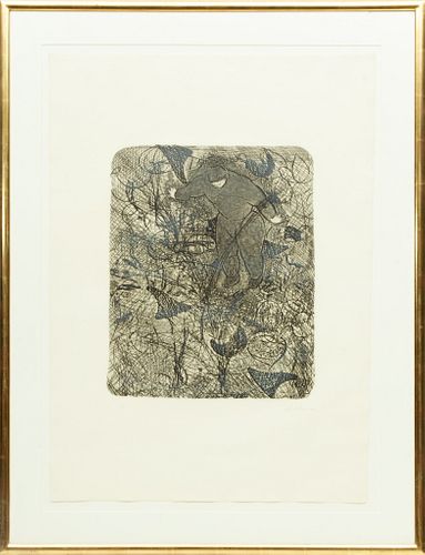 Sandro Chia (Italian, 1946) Etching On Wove Paper, 1982, H 18'' W 14.62''