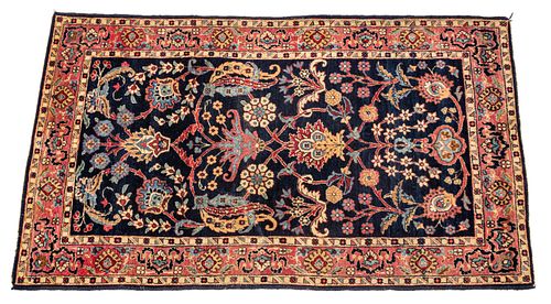 Persian Sarouk Handwoven Wool Rug, W 3' L 5'