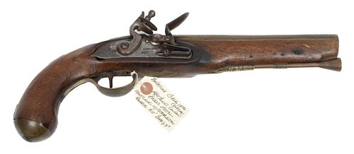 Ketland & Co British Flintlock Pistol,  Late 18th/early 19th C., L 14.25''