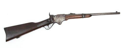 Burnside Contract Model 1865 Spencer Saddle Ring Repeating Carbine, .52 Cal, C. 1860s, SN 3586, 18.5" Barrel