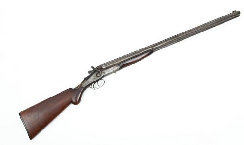 St. Louis Arms Co. Belgian Import Drilling Combination SxS 12 Ga. And .38-55, C. 1890, 28" Barrels