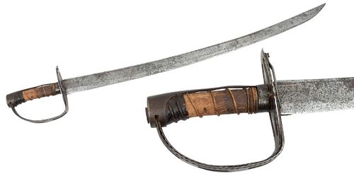 Revolutionary War Era Cavalry Sword, C. Late 18th C., L 34.75''