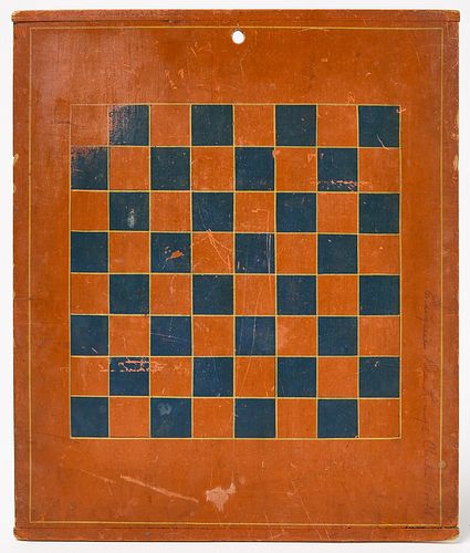 Red and Black Checker Board