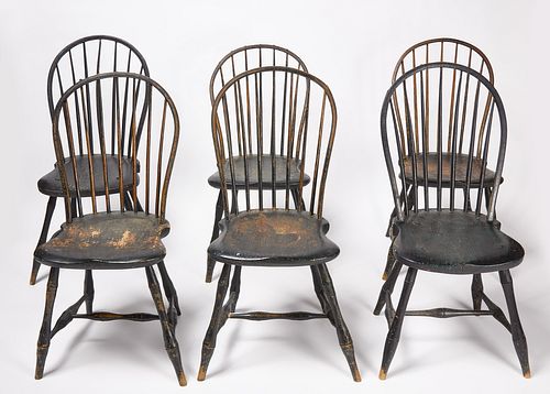 Set of Windsor Hoop Back Chairs