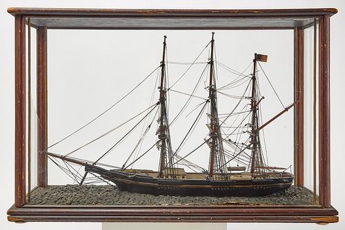 Ship 'Monroe' Model in Case