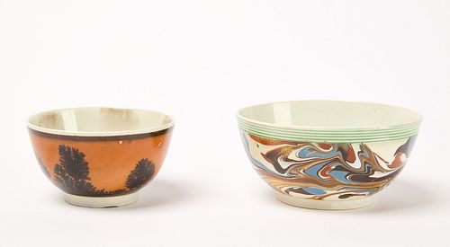Two Mochaware Bowls