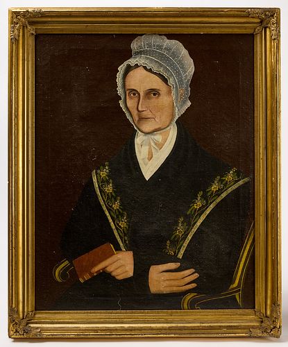 Ammi Phillips (American, 1788-1865)- Rhoda Bennet Couch